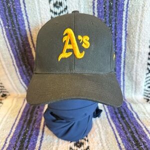 Oakland Athletics A’s Baseball Hat Cap Adjustable Black MLB